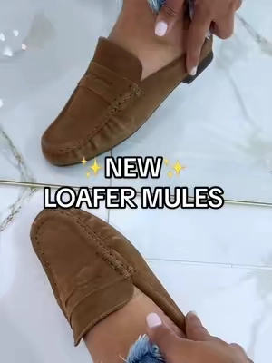 Loafer mules 🍁🍂 #loafers #mules #sliponshoes #fallshoes #flatshoes @Cushionaire 
