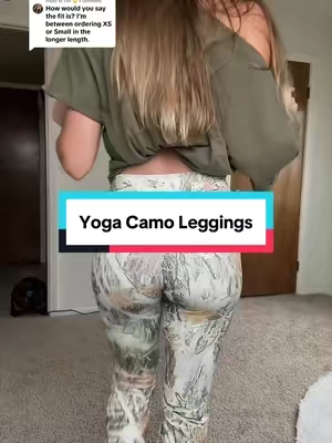 Replying to @Tori 💛 These camo flares are such a fun change from basic leggings. Flattering, comfy, and the print makes the whole outfit. #CamoFlares #CamoLeggings #FlareLeggings #OutfitInspo #TikTokShopFinds