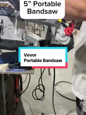 Great portable bandsaw from @VEVOR Home Improvement #vevor #vevortoolupgrade #toolupgrade #shoptools 