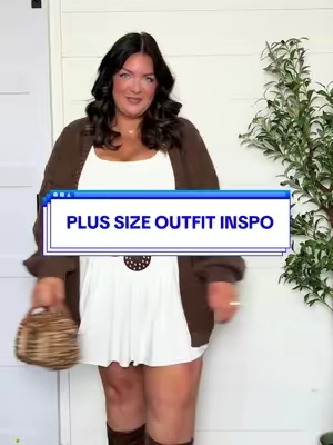 The dress is sold out 😭😭 #plussizeootd #ootdinspo #falloutfit ##curvyootd