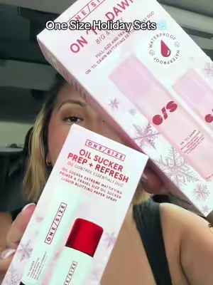 @ONE SIZE BEAUTY holiday 2026 sets!! #onesizebeauty #onesizeholidaycollection  #onesizeoilsucker #holidaygiftideas #makeupset 