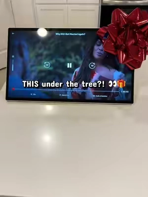 Yeahhh, somebody getting SPOILED this Christmas. 😭🎁 #megapad #christmasgiftidea #techgifts #holidaygiftideas #portabletv 