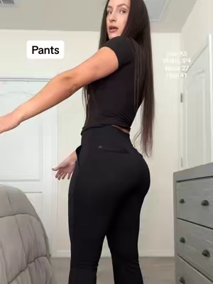 Black work pants 🖤 @G4Free Store  #g4free #workpants #leggings #flaredpants 