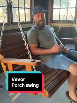 Easy sitting. #homeimprovement #Lifestyle #porchswing #backyardvibes #familythings 