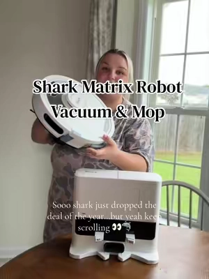 A self emptying robot vacuum that also mops…and this deal?! Absolutely incredible 🤩🔥 #tiktokshopfalldealsforyou #sharkmatrix2in1robot #selfemptyingvacuum #robotvacuumandmopcombo #robotvacuumcleaner 