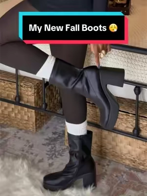 These @Dream Pairs chunky platform ankle boots are about to be in HEAVY rotation this fall. 👢🖤  I love the square toe, chunky block heel and Y2K platform, but I really wasn’t expecting them to feel this comfortable and lightweight on my feet. I’m wearing a size 11 and I already know I’m styling these with skirts, dresses, tights and jeans all fall and winter. Skort 👇🏾  @Maiya Pilár | 40+ Creator  Fleece lined tights 👇🏾  @Maiya Pilár | 40+ Creator  #dreampairs #platformboots #ankleboots #boots #falloutfitinspo 