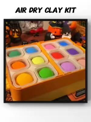 Creative clay craft toy that no kid can resist.#clay #clayart #DIYtoys #activityforkids #jarmelo #tiktokshop #kidsgifts #freescreams #screenfree #jarmelotoys #halloween