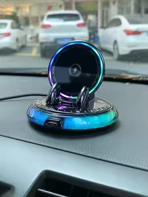 ¿Todavía no encuentras el soporte de teléfono ideal para tu coche? Este es perfecto para ti. #carmount #phoneholder #wirelesscharging #tiktokmademebuyit #toolupgrade 