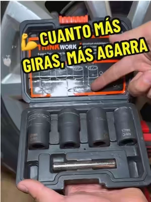 Una tuerca rebelde no te va a arruinar el día. Rosca inversa, sin necesidad de ir al taller. Oxidadas, atascadas… no hay problema. Trabaja de forma más inteligente, no más dura. Ahorra tiempo y evítate reparaciones caras. #ReverseThreadSocket #LugNutRemoval #ImpactToolUpgrade #MechanicLife #DIYCarRepair