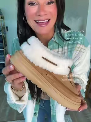 Hey Dude suede winter boots ✨Sale ends soon #heydude #suedeboots #winterboots #furlined #ocmfyshoes  
