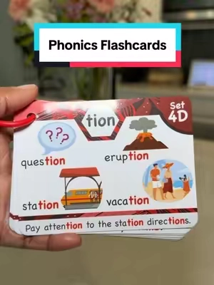 Teaching the common ending TION.  #learntoread #homeschooling #fluency #phonics #teachermom 