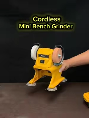 Cordless Mini Bench Grinder-Compatible with Your Dewalt 20V Batteries.🔋✨ Check The Orange Cart Below.🎁#ecarke #Grinder #cordlessgrinder #BenchGrinder #dewalt 