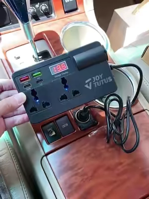 Un invento del futuro... ¡Este adaptador de corriente para coche es revolucionario! ¡Cambia por completo tus viajes por carretera! #consejosparacoche #trucosparacoche #tiktokshop #autoparts #caraccessories