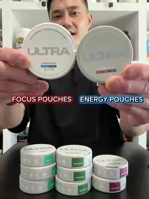 Ultra now has both focus pouches and energy pouches @Ultra Pouches #energypouch #focuspouches #ultrapouch 