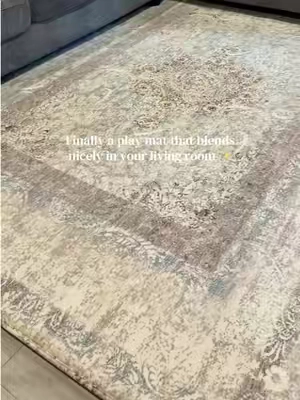 A must have with little ones! It’s just a plus that it blends nicely in your living room!  #huloosleep #memoryfoam #playmat #babymusthaves #toddlermusthaves 