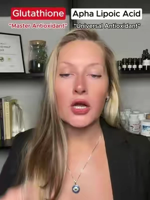 Glutathione vs Alpha Lipoic Acid #glutathione #alphalipoicacid #antiaging #tiktokshopcreatorpicks #resultsmayvary 