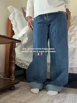 The wash is so 2000s I love the how it’s a true lowrise! Casey jeans are a must for fall! #pacsunjeans #twilight #2000s #lowrisebaggyjeans #falloutfits bella swan dark wash jeans affordable jeans autumn outfit inspo Halloween Elena Gilbert @pacsun 