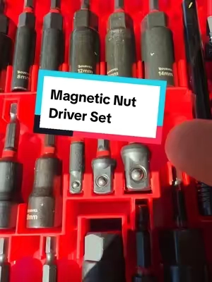 Magnetic Nut Driver Set by Bourvill #socketset #nutdriver #nutdriverset #bourvill #tiktokshopfalldealsforyou 