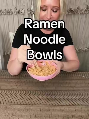 Ramen Noodle Microwave Bowls #ramennoodles #microwavemeals #ramenhacks #ramenbowls #kitchengadgets  