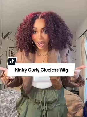 Kinky Curly Glueless Wig #gluelesswigs #gluelesswig #kinkycurlywig #curlywigs #unicehair  @UNice Hair 