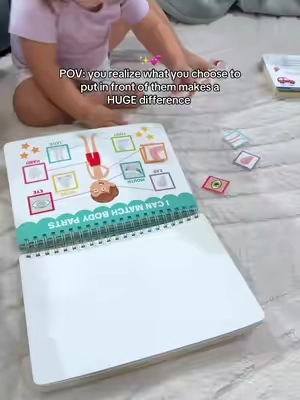 What you put in front of them matters more than you know #toddlermusthaves #toddlerfinds #earlylearning #toddlerlearning #busybook 