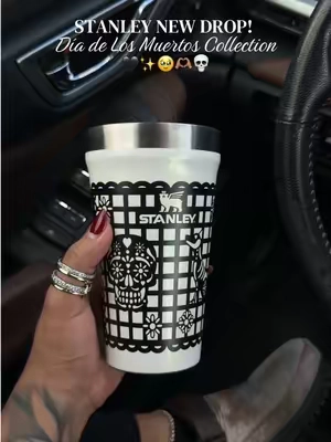 The black & white papel picado is everything 🥹🖤✨ @Stanley 1913 #stanley1913partner #StanleyCup #stanleytumbler #diadelosmuertos 