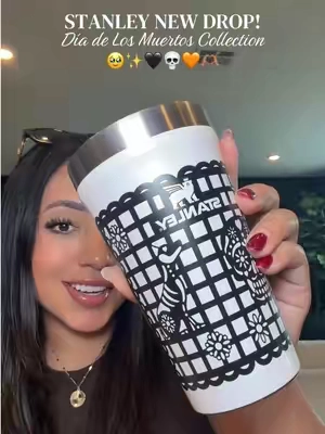 This black & white papel picado color is so pretty!!🥹🖤✨ @Stanley 1913 #stanley #StanleyCup #stanley1913partner #stanleytumbler #diadelosmuertos 