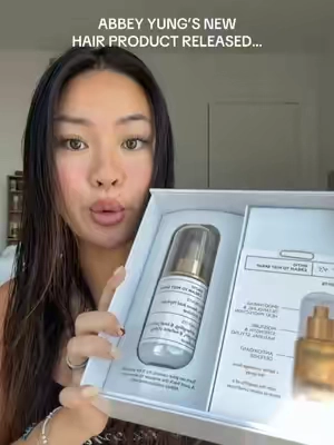 NO WAY @Abbey Yung just came out with her own leave in hair mist?!💛 so good im obsessed #abbeyyungmethod #abbeyyungpantene #abbeyyungeffect #leaveinconditioner @Pantene 