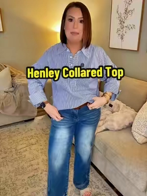 Oh I’m gonna need all 3 colors in this Henley collared shirt!! Perfect for jeans, leggings or even dress pants!!! And 70% cotton too!! 😍 @TanmingFashion #collaredshirt #oversizedshirt #henleyshirt #tanmingfashion #ttsacl 