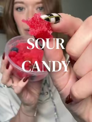Candy lovers you have to try these sour coated bursteeze #candy #sourcandy 