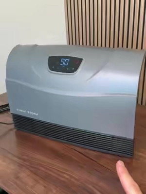 This is the brand new WiFi heater that you can adjust the temp in 3 different ways! #wallheater #miniheater #heater #spaceheater #bedroomheater 