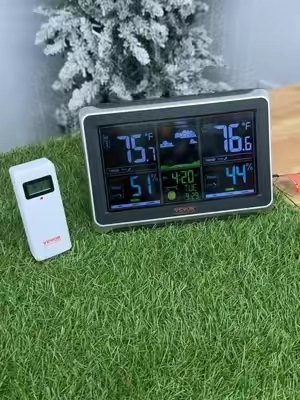 VEVOR Wireless Weather Station for Home With Indoor Outdoor Temperature Humidity Forecast And Atomic Clock #TikTokShopCreatorPicks #tiktokshopstockup #toolupgrade #WeatherStation #IndoorOutdoorThermometer  @VEVOR Store 