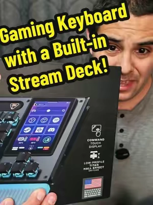 Gaming Keyboard with a built in stream deck!

#keyboard #gamingkeyboard #techtok #streamdeck #tiktokshopfalldealsforyou 