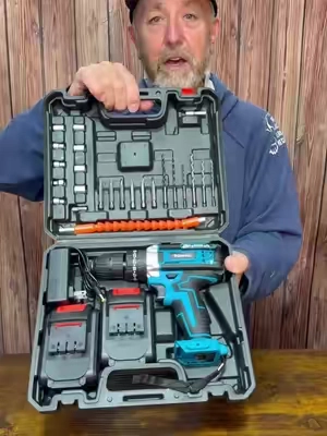 Complete drill set for home repairs #tools #Home #DIY #tools #giftguide 