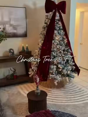 Árbol de Navidad de 7.5 pies, perfecto para darle ese ambiente navideño a la sala y decorarlo a tu gusto. 🎄✨ @Yaheetech Shop  #ArbolDeNavidad #decoracionnavideña #christmastree #christmasdecorations #tiktokshopblackfridaydeals 