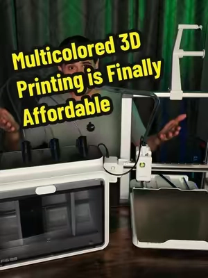 Multicolored 3D Printing is Finally Affordable and with image to print! #3d #DIY #3dprinting #craft #tiktokshopfalldealsforyou 