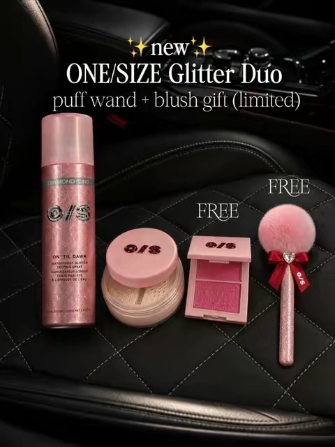 One Size’s newest glitter launch! Love the diamond icing look, perfect for holiday season ✨🤍