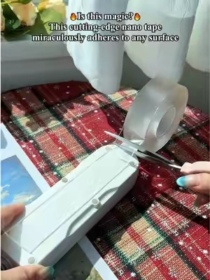 🔥🔥Nano tape magic! Sticks everything absurdly tight—peels off without a trace！#tiktoshop #fyp #DIY #tiktok #NanoTape 