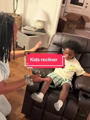 How cute is thissss?! #kidsrecliner #recliner #costway #reclinerforkids 