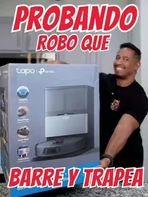 Probando El Robo 🤖 Que Barre 🧹 Y Trapea 🧽 El Piso 😱