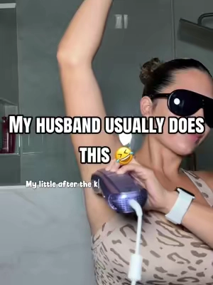 POV:  your husband usually does your IPL treatments but he went to sleep.🤣🤷‍♀️ #hairremoval #selfcareroutine #ulike 