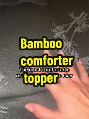 My bebes back hurt so I got him this & it helps so much hehe I love it too. It's supa comfortable  #mattresstopper #fypシ゚viral #bf #comfortable 