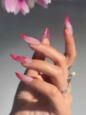 Unique lotus‑shaped design with distinctive texture. It’s hard not to fall for it.😍💅FL#nail #fyp #y2k #pressonnails #nailart 