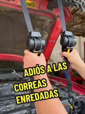 🔧 Adiós a las correas enredadas | Se recogen con un botón #ratchetstraps #tools #bluecollar #giftsforhim #tiktokshopstockup