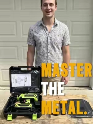 Give metal a second chance. #toolupgrade #handheldweldingmachine  #summerfinds #SEESESuperBrandDay  #TikTokshopbacktoschool