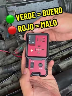 💸 NO PAGUES POR UN DIAGNÓSTICO QUE PUEDES HACER TÚ Probador de relés 12V. Para relés de 4 y 5 pines. Luz verde = bueno, luz roja = malo. Ahorra tiempo y dinero. #ProbadorDeRelés #ReléDeCoche #DiagnósticoAutomotriz #HerramientasParaMecánico #ElectricidadAutomotriz