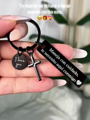 Que Dios aleje todo mal de tu camino, que tengas paz y amor eterno conmigo.❤️🙏 #crosskeychain #godisincontrol #christianitytiktok #trending #fyp