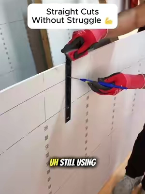 This drywall cutter makes clean, straight cuts easier with dual blades, smooth bearing guidance, and built-in edge scraping for faster installs, repairs, and professional-looking results.#TikTokShopFallDealsForYou #tiktokshopstockup  #TikTokShop#DIYProjects#HomeImprovement 