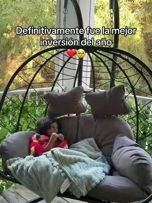 Double Egg Chair with Stand 1000/10 tienes que aprovechar que le bajaron el precio 🥹