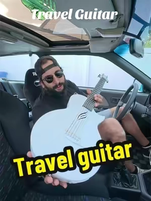 The Enya SP Nova Go is the ultimate grab-and-go travel guitar 🎸🔥 Built-in effects mean you can add reverb, delay, and more without even plugging into an amp. Compact, lightweight, and easy to bring anywhere—just pick it up and start playing. #Enya #NovaGo #TravelGuitar #GuitarTok #Guitar